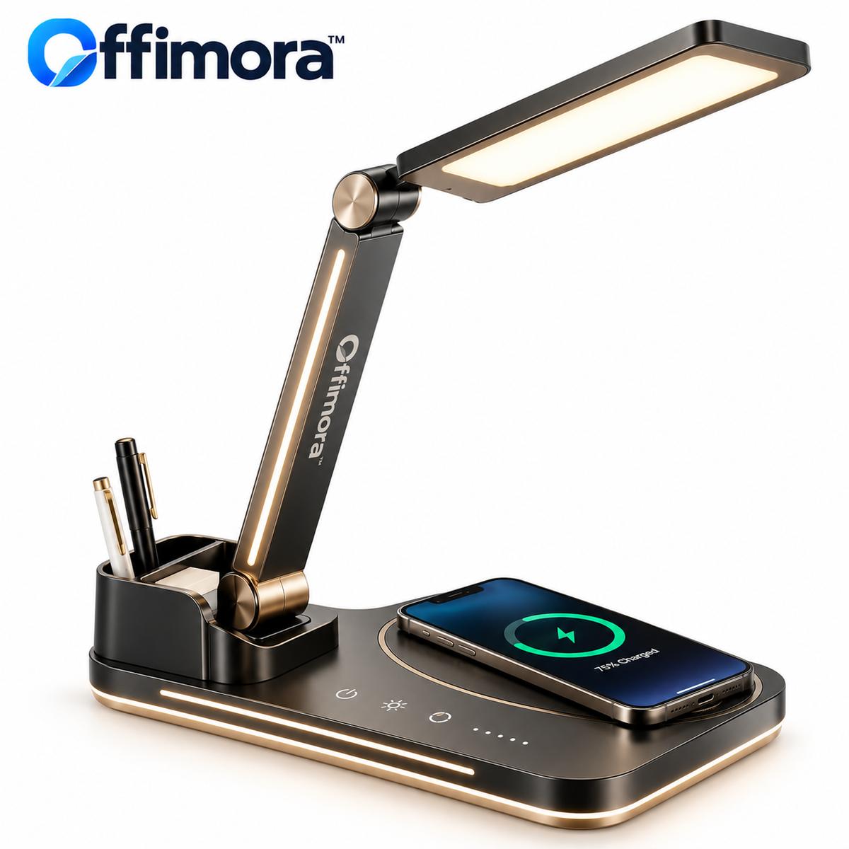 Offimora™ Wireless Charging Desk Lamp
