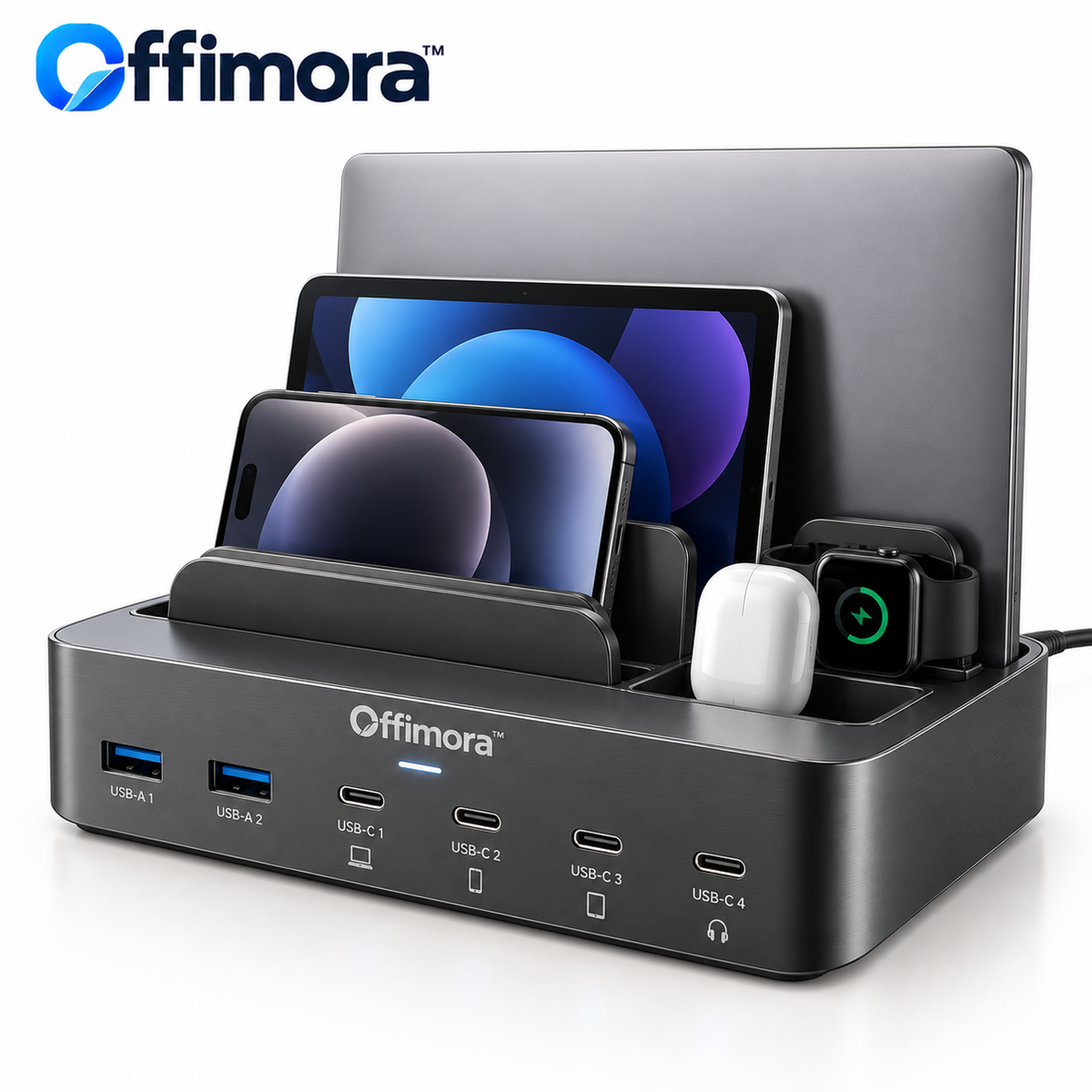 Offimora™ Desktop USB-C Charging Hub