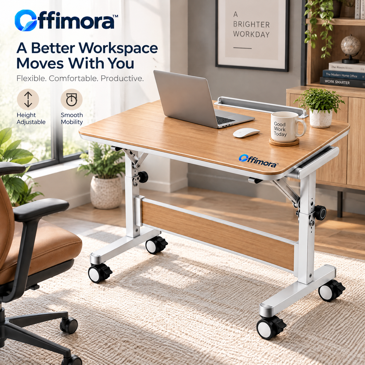 Offimora™ Foldable Mobile Work Desk