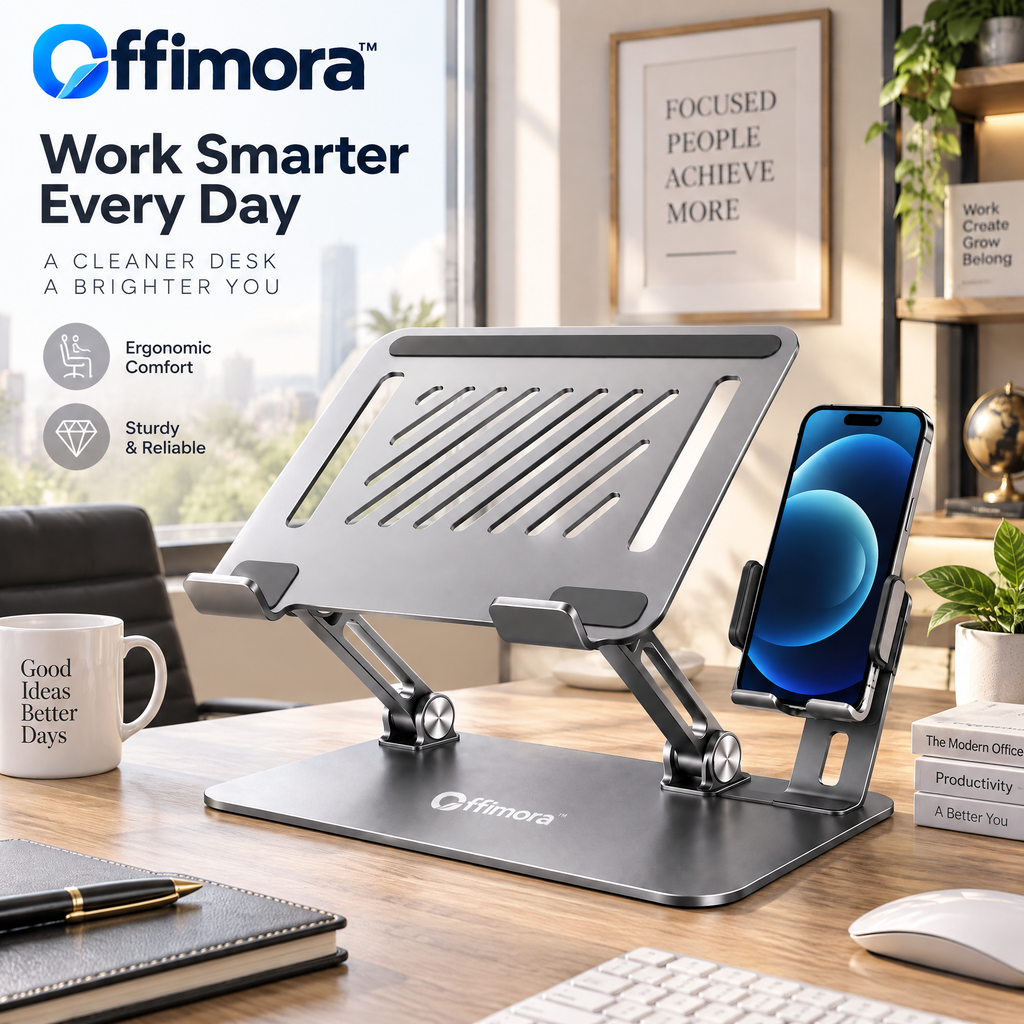Offimora™ 2-in-1 Laptop & Phone Stand