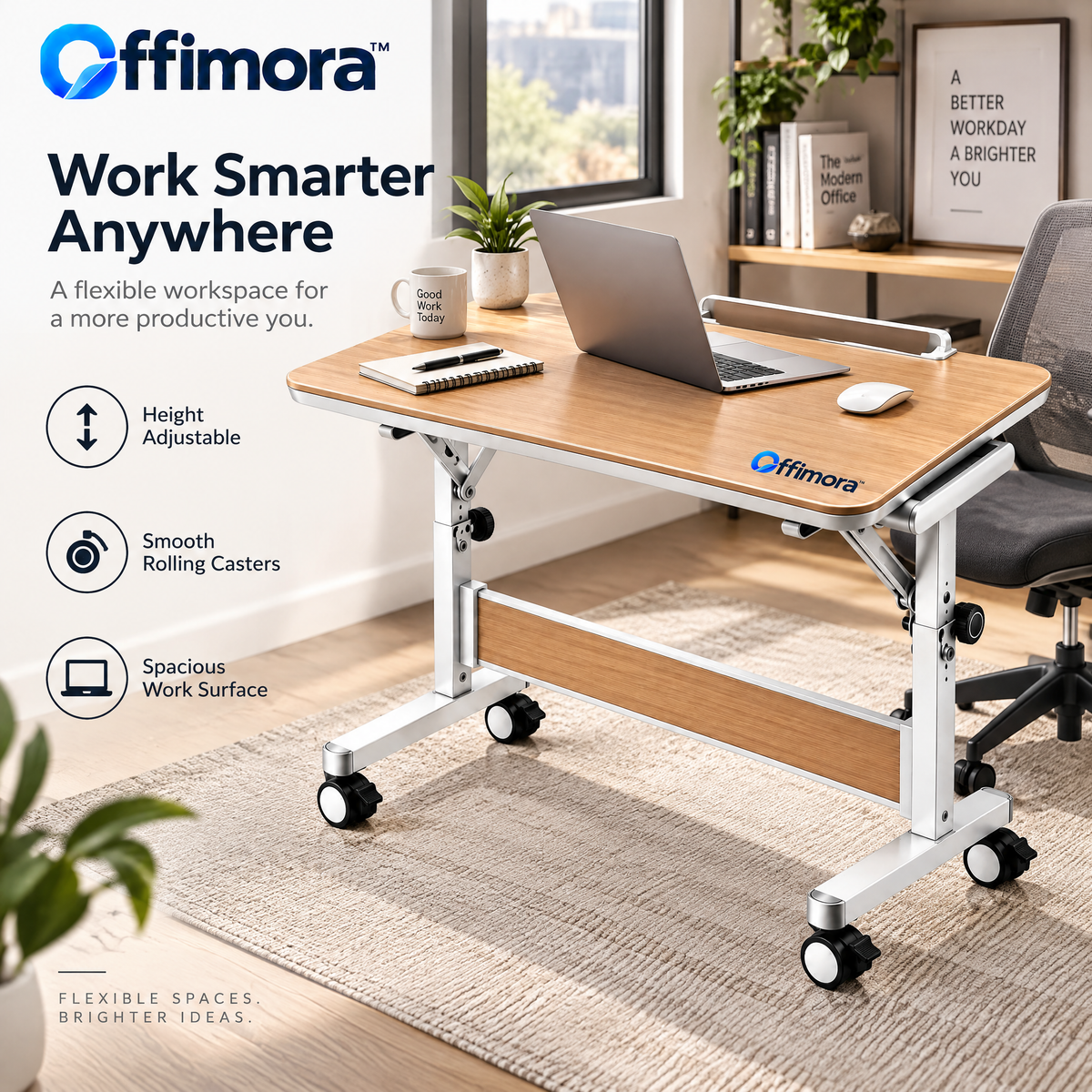 Offimora™ Foldable Mobile Work Desk
