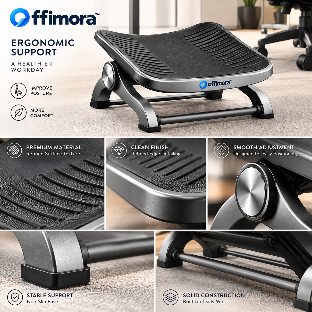 Offimora™ Ergonomic Footrest