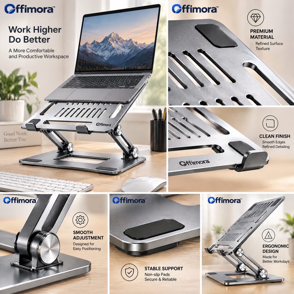 Offimora™ Adjustable Laptop Riser Stand