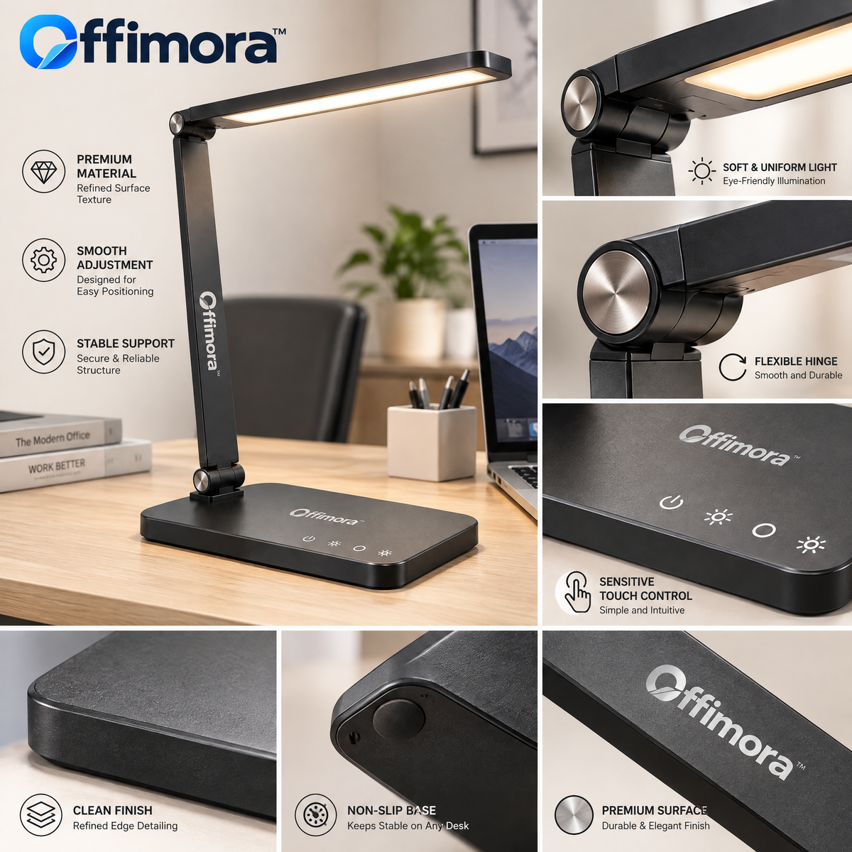 Offimora™ Multifunction LED Desk Lamp